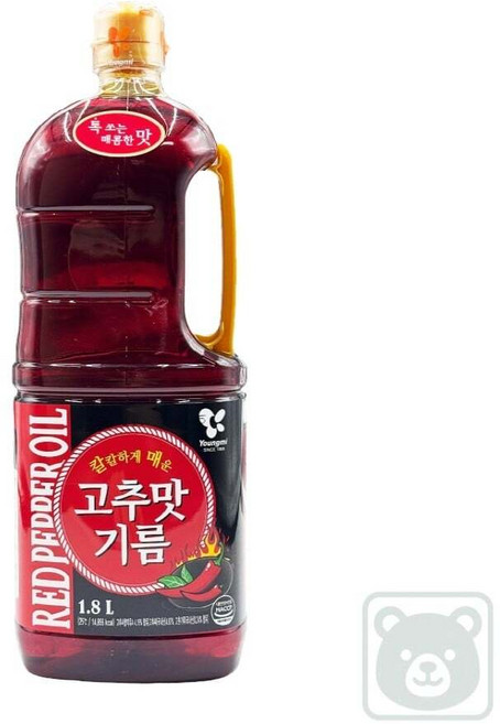 꼭필스 고추맛기름 1.8L 청양미고추기름