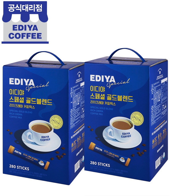 이디야 스페셜 골드블렌드 560T, 11g, 280개입, 2개