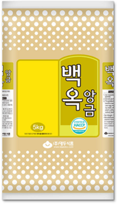 대두 백옥앙금 (55M), 4개, 5kg