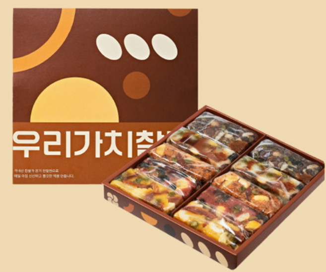 찰떡5종세트 영양찰떡 약식 무화과흑미찰떡 단호박찰떡 아침대용 답례떡 우리가치떡 우리동네협동조합, 10개, 90g