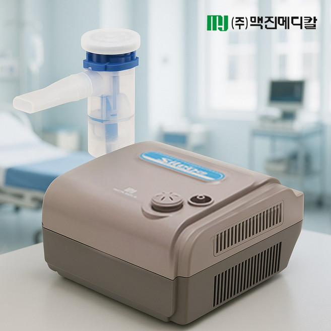 맥진메디칼 의료기기 비가열식 네블라이저 SI-87 (소아 성인용마스크 포함), 1개