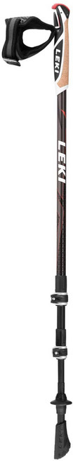 LEKI Traveller Carbon Nordic Walking Pole, 1개, Black