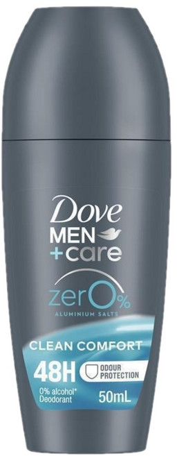 도브 남성 알류미늄 제로 클린 컴포트 데오드란트 롤온 Dove Men Clean Comfort Deodorant, 1개, 50ml