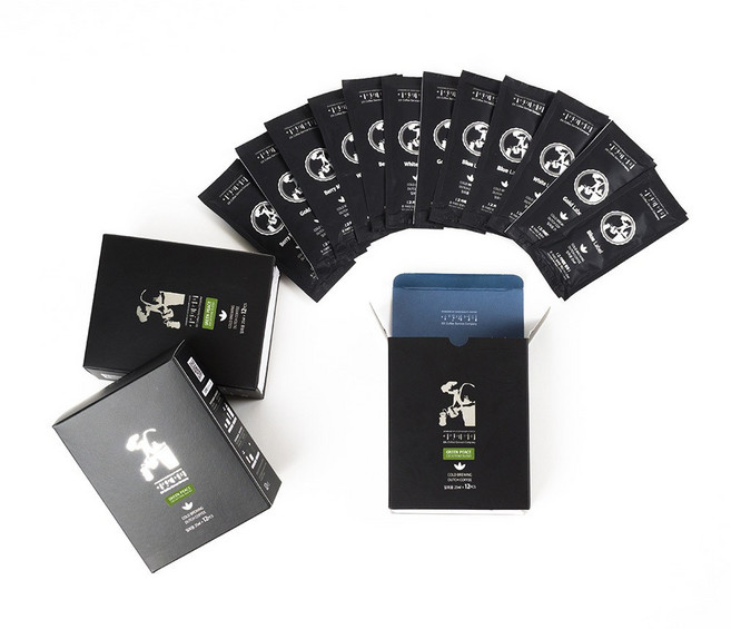 이명재커피 올디카페인 블랜드 그린피스 디카페인 더치커피 파우치타입, 25g, 5개, 12개입