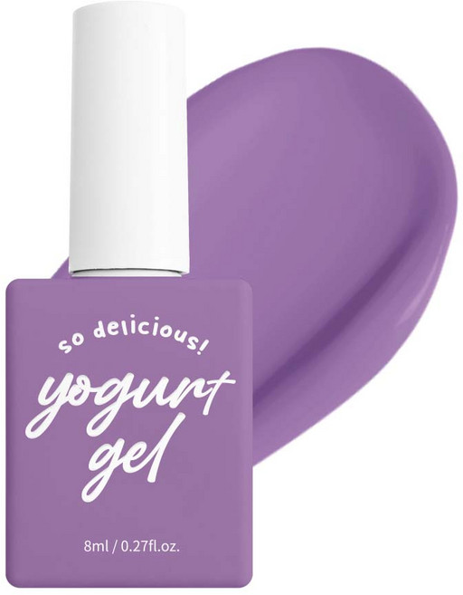 요거트젤 컬러젤네일 그로서리 젤폴리쉬 매니큐어, 65번 로즈 퍼플, 8ml, 1개