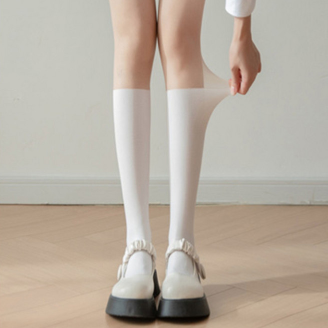 투톤 페이크 골프스타킹 고탄력 자외선차단 날씬한다리연출