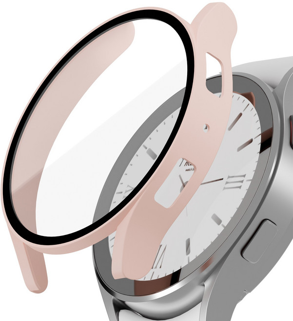 아이메이드잇 갤럭시워치 9H 일체형 풀커버 케이스, 핑크, 1개