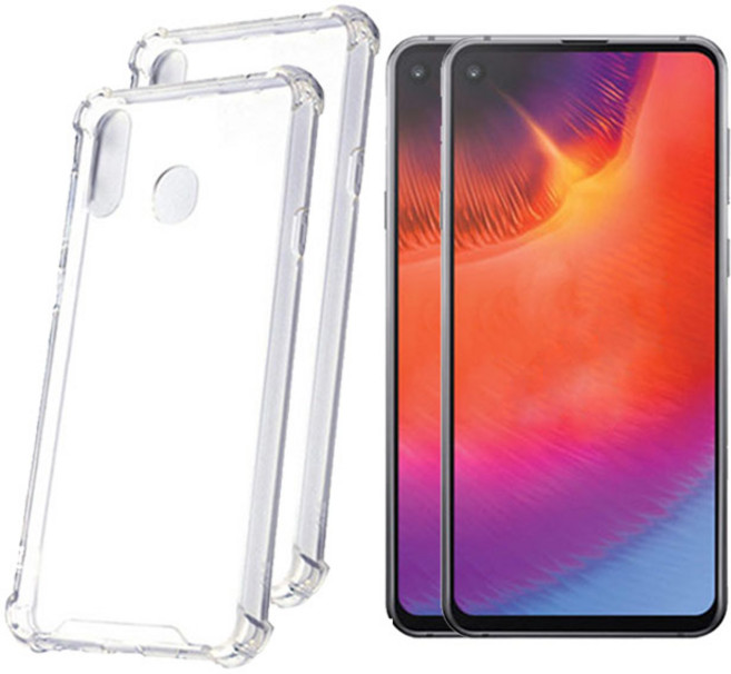 스톤스틸 투명 범퍼 케이스 2개 + 전면 강화유리 보호필름 2장