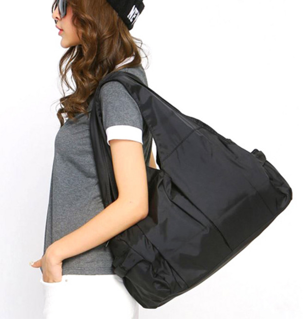 미쓰백 블랙 쇼퍼백 수납력이 좋은 가벼운 숄더백 생활방수 캐쥬얼 가방