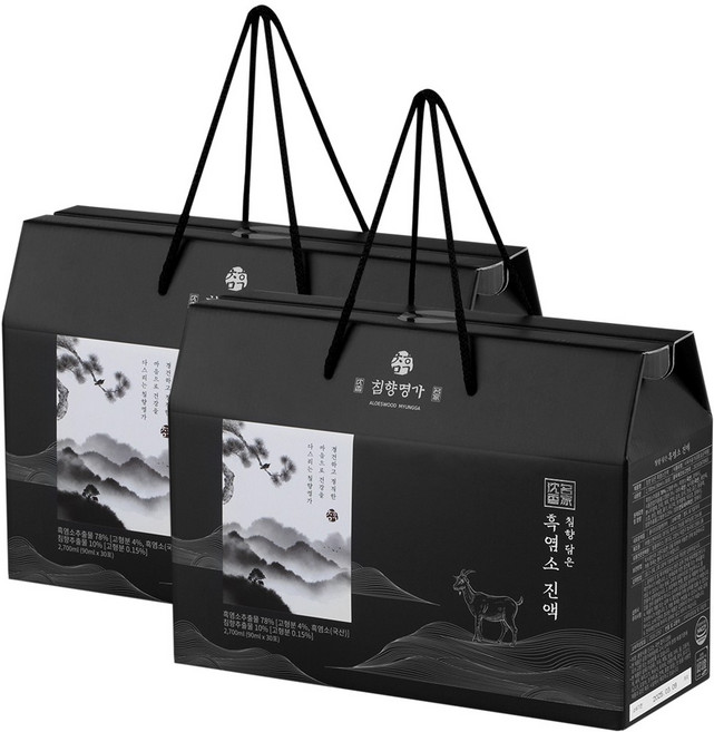 침향명가 수침향 담은 흑염소 진액 30p, 2.7L, 2개