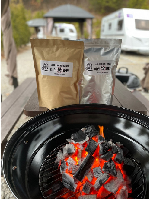 [캠핑용] 두번구운 라오스 마이띠유 비장탄 100% 캠핑숯, 5kg, 2개