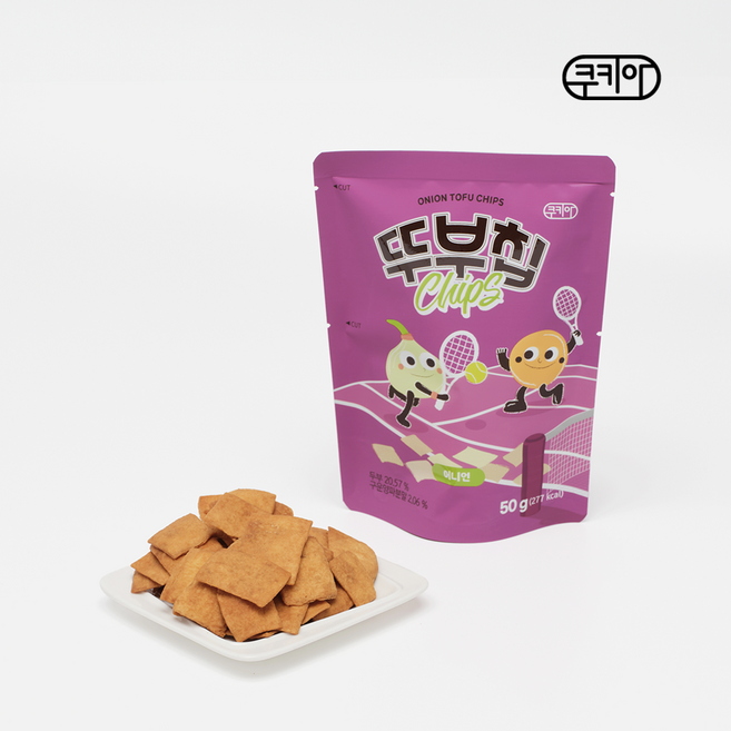 오븐에 구운 담백 달콤 뚜부칩 어니언 50g 6봉, 6개