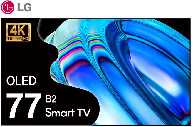 LG전자 올레드 4K UHD 스마트TV OLED, 방문설치, 벽걸이형, OLED77B2, 195cm(77인치)