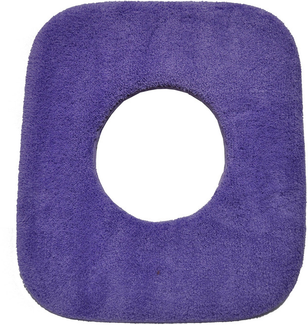 HappyZone 얼굴자국방지쿠션 안마 마사지 지압 경락 물리치료시 피부관리 수면시머리보호베게 초극세사 직사각라운드형, 보라, 2개