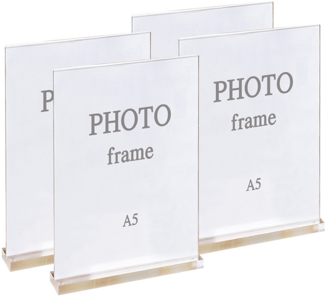 디모어 투명 아크릴 스탠드 POP광고 액자 메뉴판 안내판, 4개