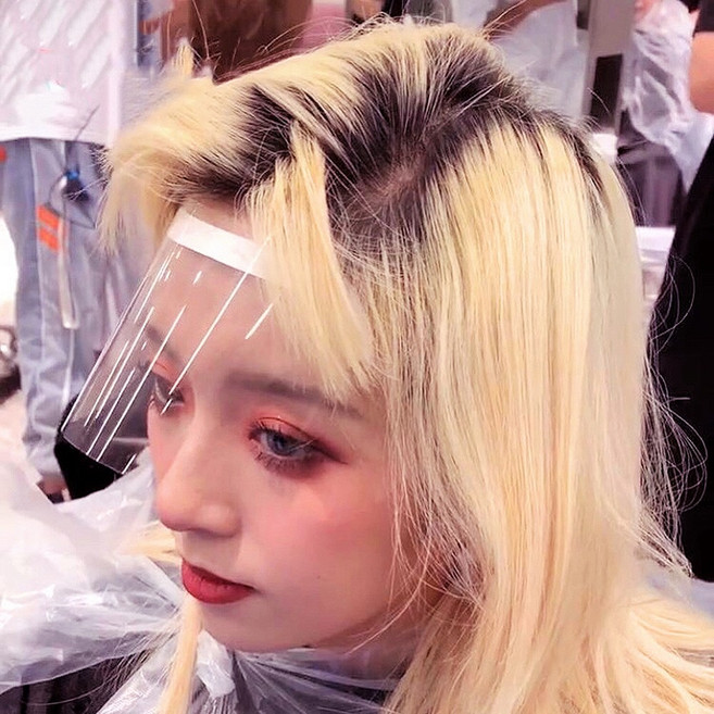 50/100/200매 걸이 겸용 페이스필름 스프레이 페이스캡 얼굴보호 커버 쉴드, 1세트, 50매