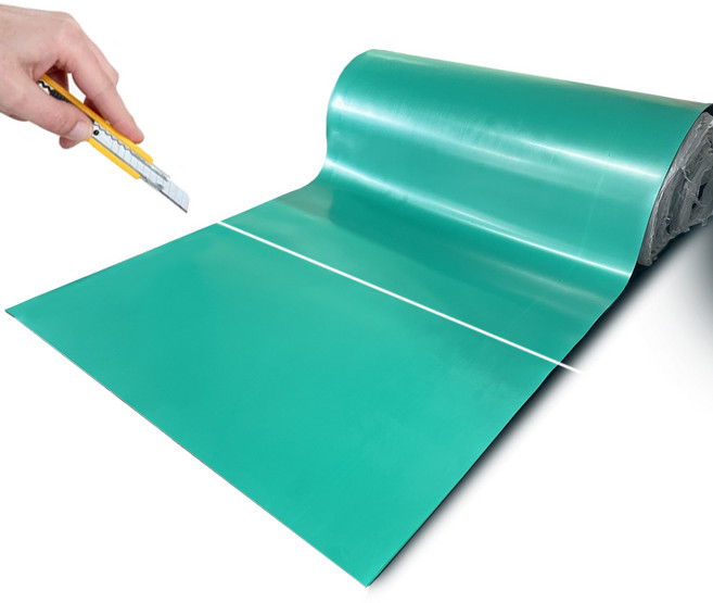 더조아 제전매트 작업대 고무판 바닥 도전성고무 절연 매트 정전기 방지, 3T, 1개