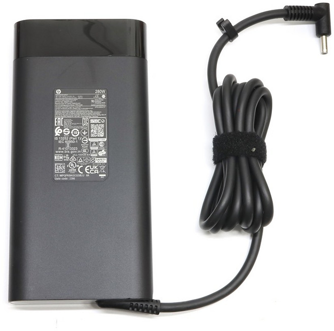 HP 정품 OMEN 오멘 16-n0094AX 20V 14A 280W 외경 4.5mm 노트북 어댑터 충전기, 20V 14A 280W+전원케이블, 1개