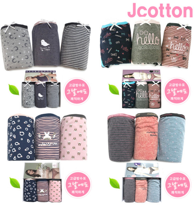 중학생 샘방지위생팬티 모음