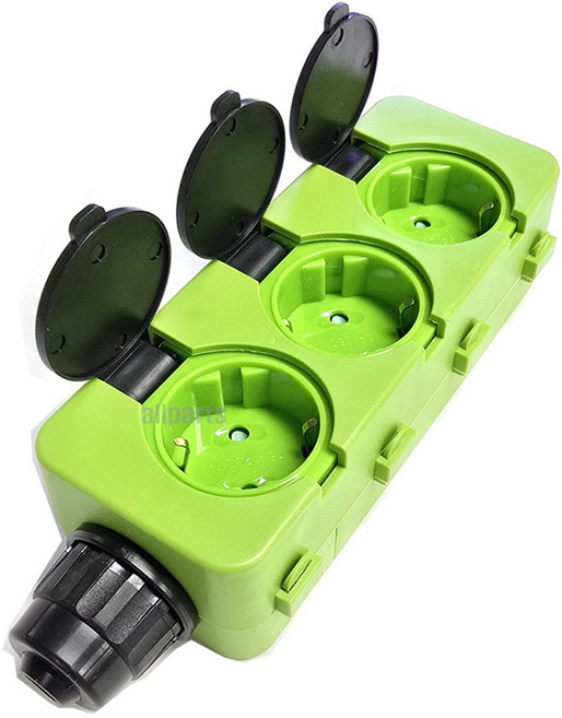 산업용 방우 3구 콘센트 고용량 노출콘센트 야외 방수콘센트 BY-50, 1개