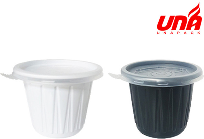 소스용기 75파이 소, 1세트, 2000세트, 블랙 물결 75파이 소