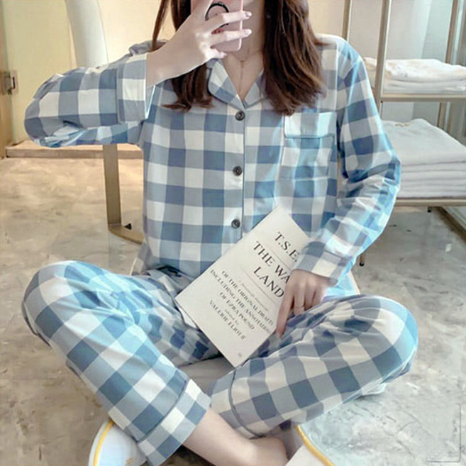 제이로그 간절기 버튼 긴팔 홈웨어 세트 6종