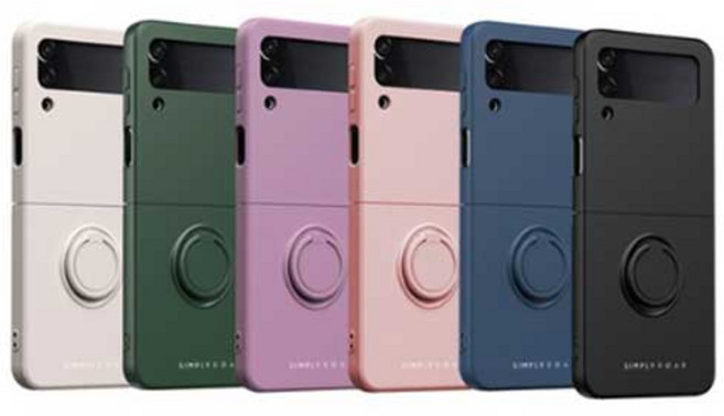 갤럭시 Z플립3 Z플립4 링 실리콘 케이스