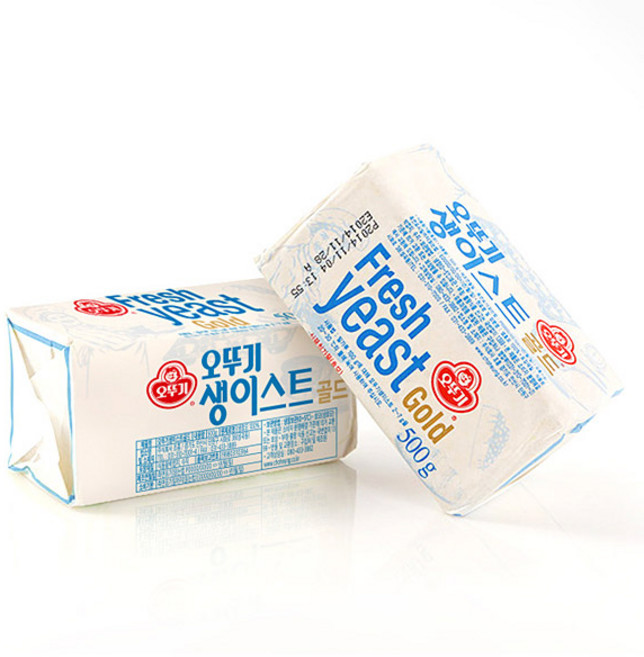 오뚜기 생이스트 골드 500g (아이스박스포장) 냉동생지겸용 국산, 1개