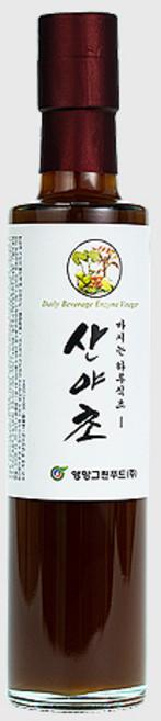 영양그린푸드 남호섭산야초발효초 /5년산 건강음료식초, 1개, 300ml