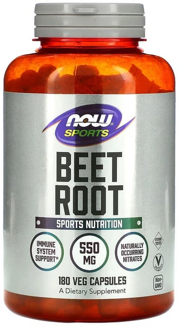 NOW Foods Sports 사탕무 뿌리 550mg 베지 캡슐 180정 NOW-05056, 1 - 쿠팡