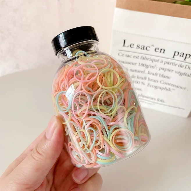 moon pet 개이쁨 1+1강아지 반려견 고무줄 머리끈, 2개, 캔디