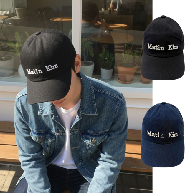 마뗑킴 클래식 로고 볼캡 모자 캡모자 남녀공용 MATIN KIM