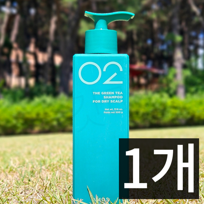 아모스프로페셔널 녹차실감 중건성 두피용 샴푸, 500g, 1개