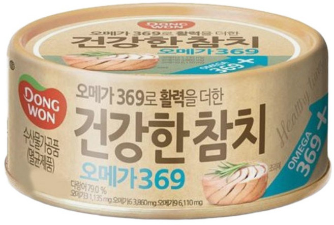 동원에프앤비 건강한 참치 오메가369, 100g, 6개