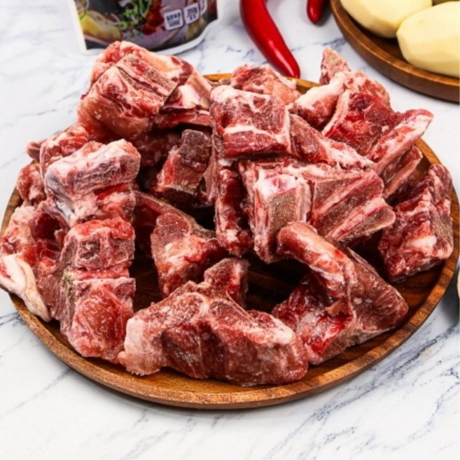 국내산 돼지 한돈 목뼈 등뼈 3kg+3kg 총 6kg 감자탕뼈, 3kg