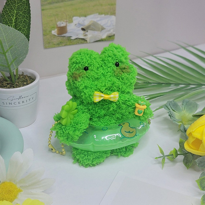 [24종] 모루인형 만들기 DIY 키트, 1개, 12번 초록 개구리 세트