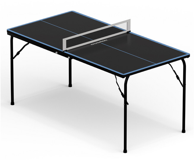 엑시옴 참피온 홈 테이블 미니탁구대 가정용 접이식 방과후 초등 학교체육, 1개