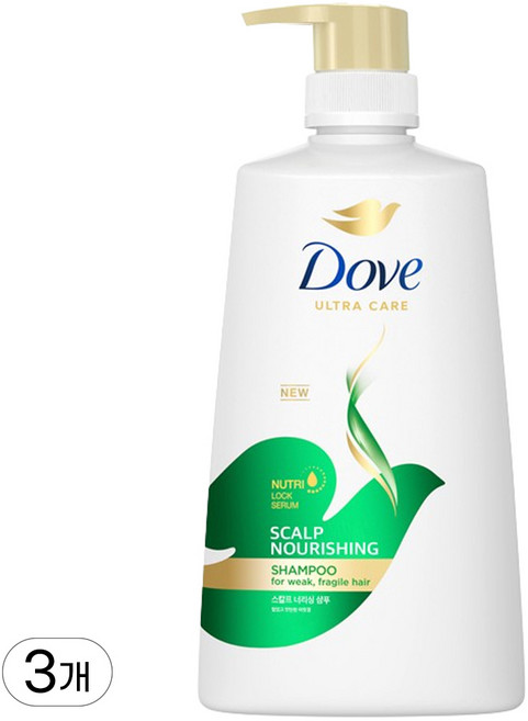 도브 스칼프 너리싱 샴푸, 680ml, 3개