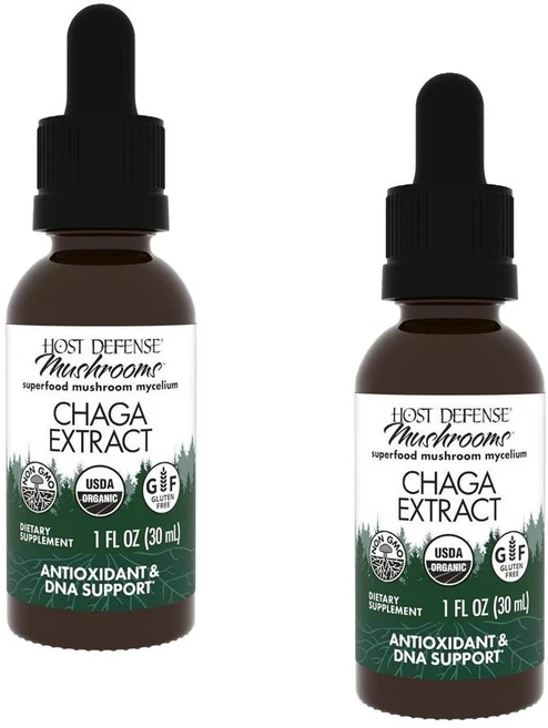 호스트 디펜스 차가 버섯 추출물 액상 Host Defense Chaga Extract, 2개, 30ml - 쿠팡
