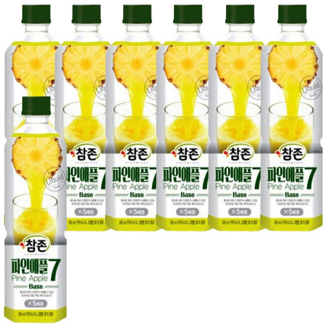 참존식품 파인애플7베이스 835ml, 7개