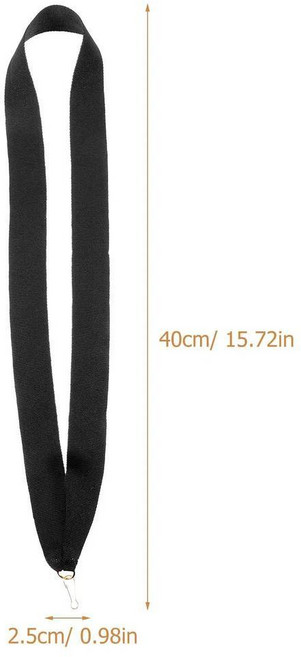 메달 끈 리본 폴리 에스터 스포츠 경쟁 목 파티 스트랩 다기능 벽걸이 걸이형, 2. Black, 1개