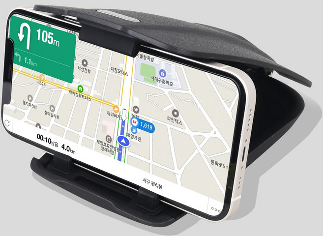 지엠지모터스 대시보드형 클램 스마트폰 앤 태블릿 거치대, 1개