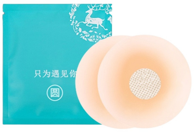 隱形矽膠胸貼 超薄胸貼 乳頭保護貼, 1個