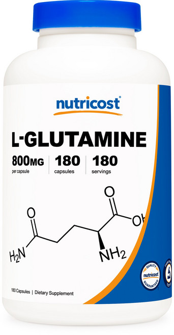 뉴트리코스트 L-글루타민 800mg 캡슐, 180정, 1개