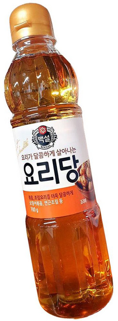 대량 요리당 700g/12개 업소용 액상 과당 설탕 대체, 1개, 700g