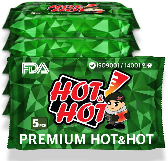 핫앤핫 프리미엄 보온대 160g, 8개
