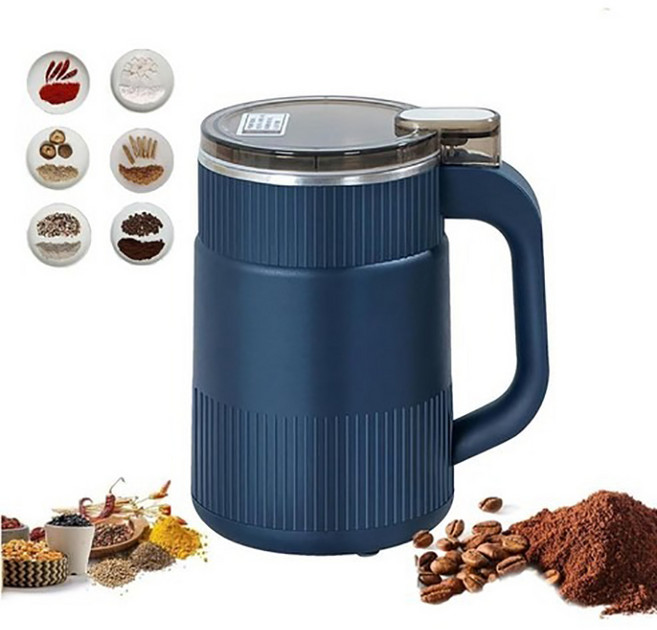 독일 프리미엄 다기능 가루 분쇄기 전동 다지기 핸드블렌더 가정요 커피/곡물/약재/식재료 그라인더 500ml 대용량, LY-01