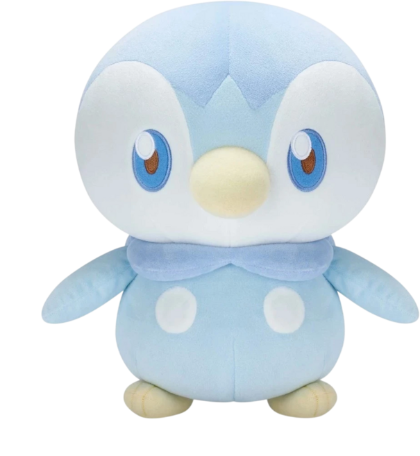 BANPRESTO 寶可夢POKÉPEACE 波加曼大絨毛玩偶 超萌可愛 居家辦公療癒擺飾, 1個, 藍, 27cm