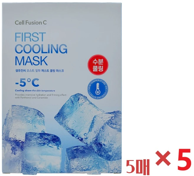셀퓨전씨 퍼스트 쿨링 마스크팩 5매, 5개입, 5개 - 쿠팡