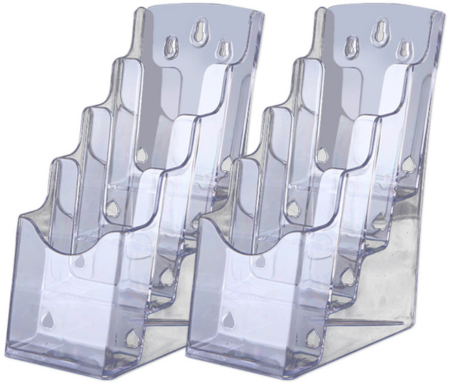 메이크잇 아크릴 리플렛 POP 카다로그꽂이 A6, 2개